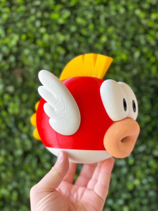 3D Printed Mario Cheep Cheep Green and Red figured - 3D Props Play