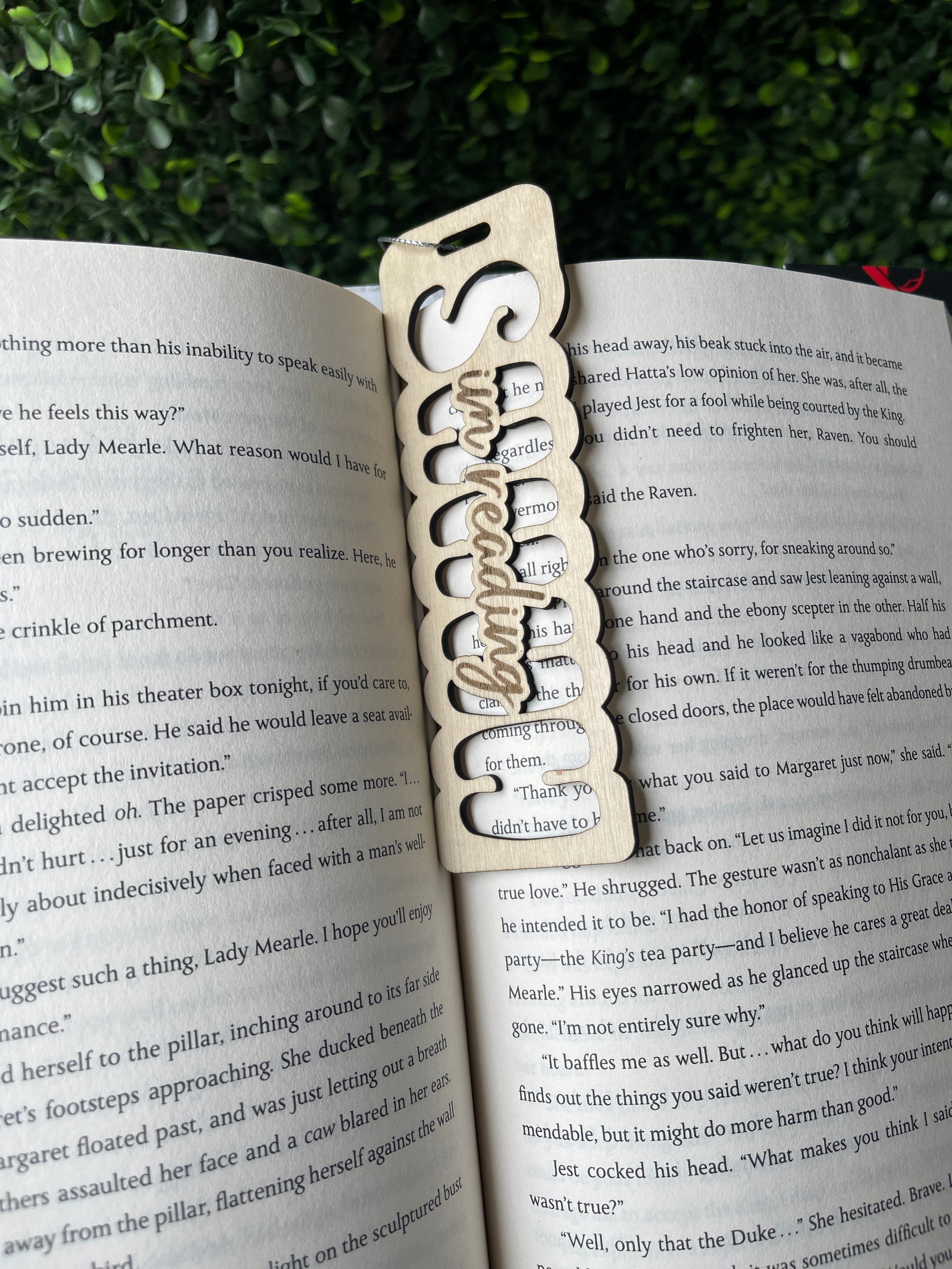 Shhhh! Im reading laser cut bookmarker! - 3D Props Play