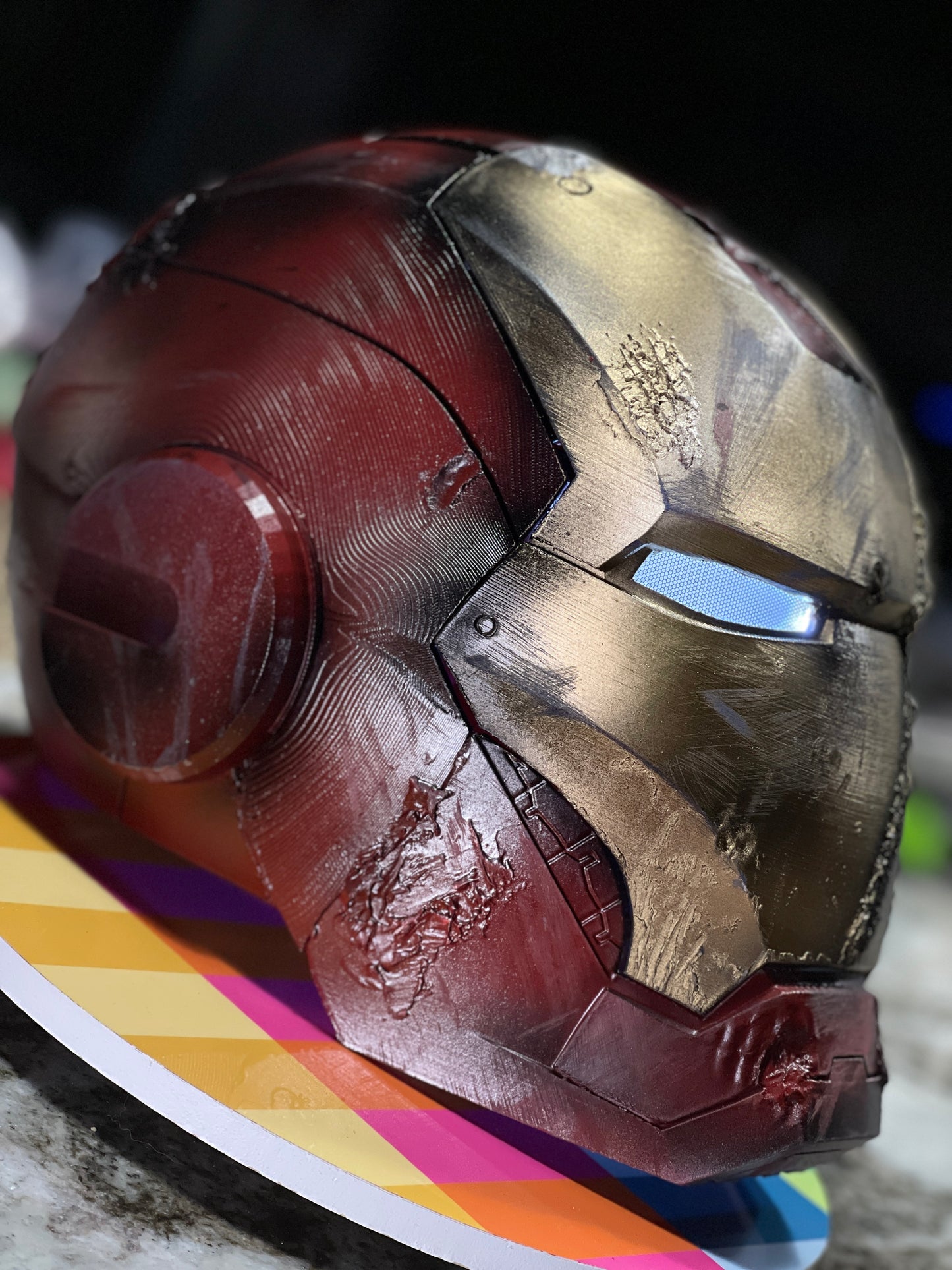 Custom Iron man Helmet Mkiii - prop - 3D Props Play