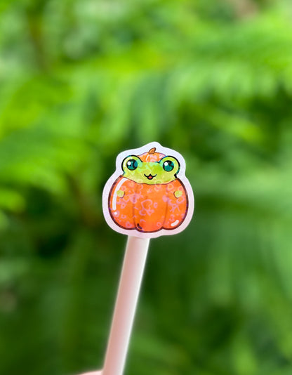 Pumpkin Frog | Halloween Sticker - 3D Props Play
